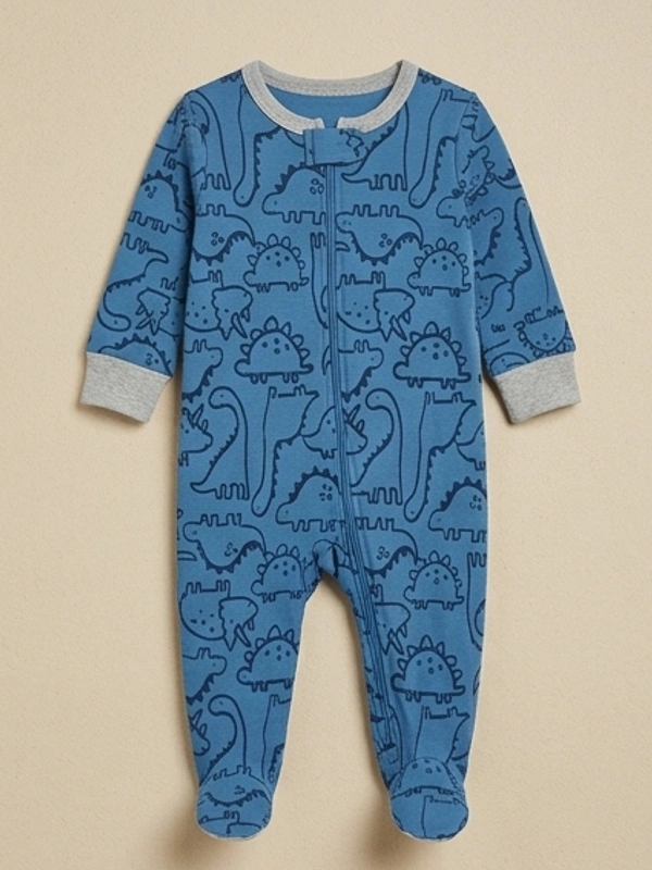 Surplus Baby Organic Cotton Romper for Babies-110 - 3-6 Months
