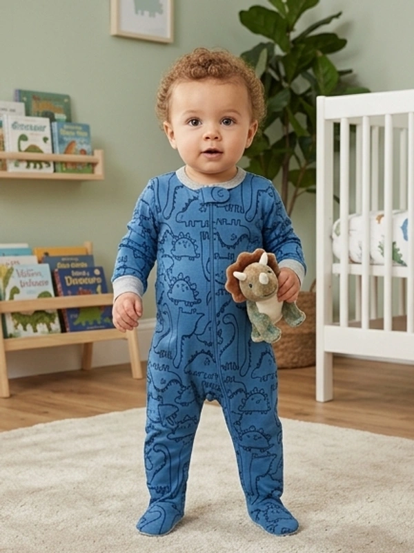 Surplus Baby Organic Cotton Romper for Babies-110 - 3-6 Months