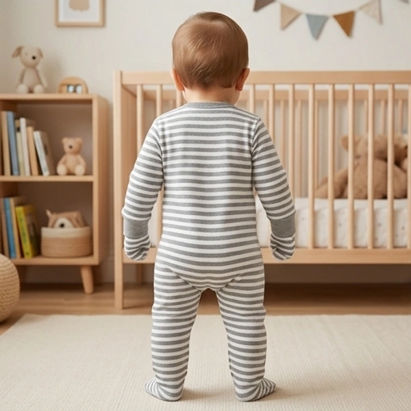 Surplus Baby Organic Cotton Romper for Babies-036 - 0-3 Months