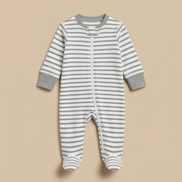 Surplus Baby Organic Cotton Romper for Babies-036 - 0-3 Months