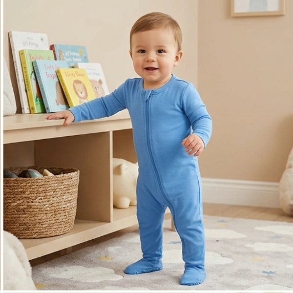 Surplus Baby Organic Cotton Romper for Babies-162 - 9-12 Months