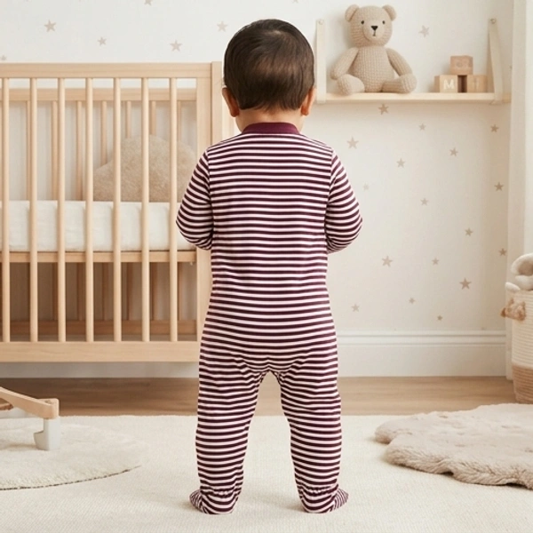 Surplus Baby Organic Cotton Romper for Babies-075 - 3-6 Months