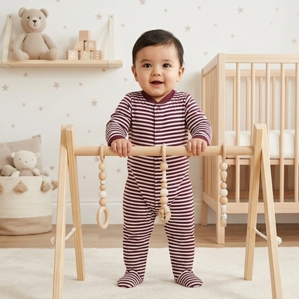 Surplus Baby Organic Cotton Romper for Babies-075 - 3-6 Months