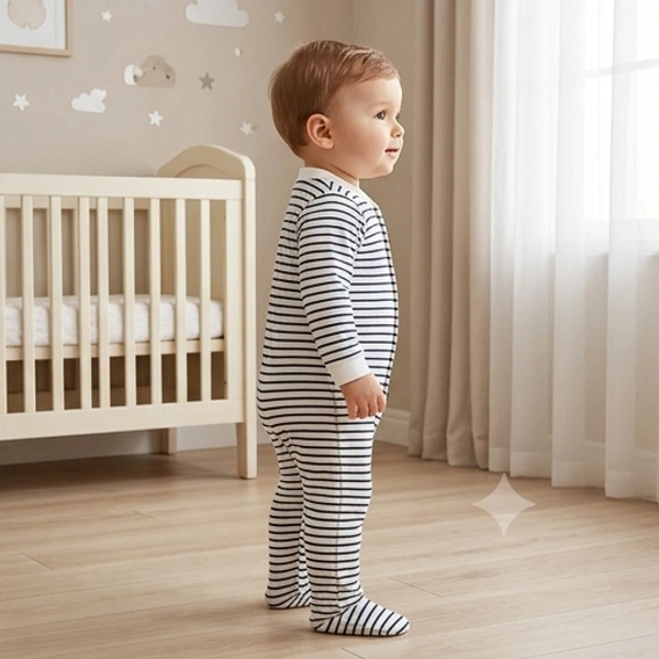Surplus Baby Organic Cotton Romper for Babies-039 - 0-3 Months