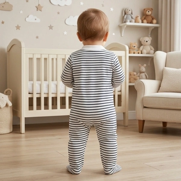 Surplus Baby Organic Cotton Romper for Babies-039 - 0-3 Months