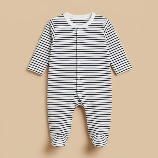 Surplus Baby Organic Cotton Romper for Babies-039 - 0-3 Months