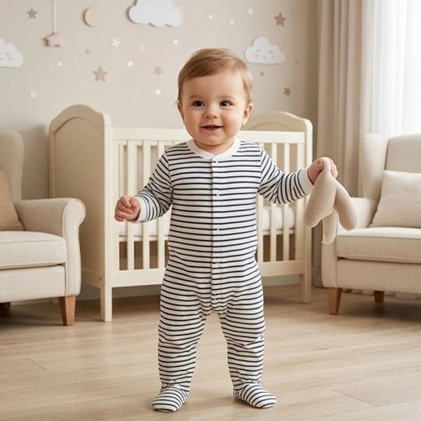 Surplus Baby Organic Cotton Romper for Babies-039 - 0-3 Months