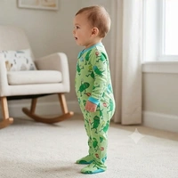 Surplus Baby Organic Cotton Romper for Babies-079 - 3-6 Months