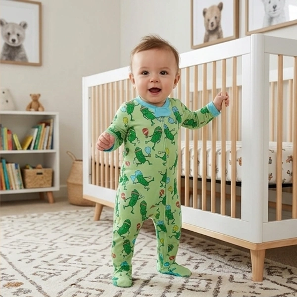 Surplus Baby Organic Cotton Romper for Babies-079 - 3-6 Months