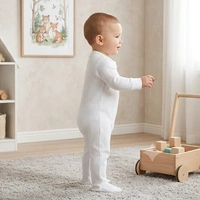 Surplus Baby Organic Cotton Romper for Babies-069 - 0-3 Months