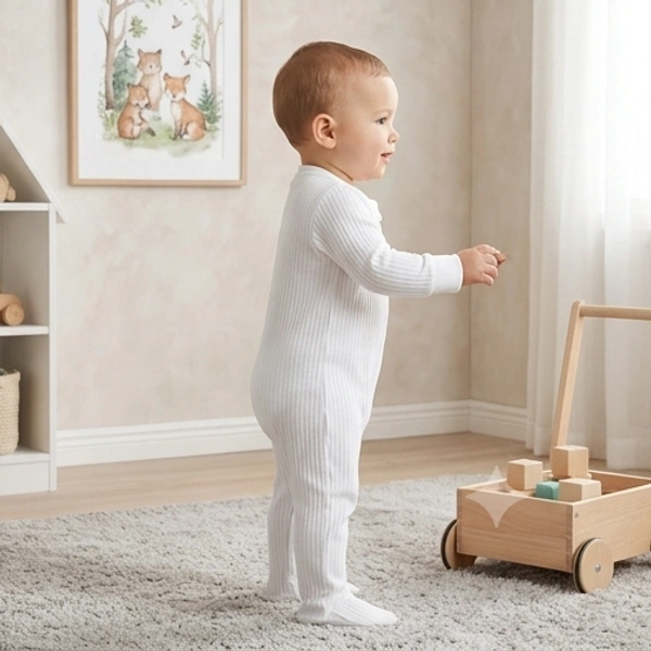Surplus Baby Organic Cotton Romper for Babies-069 - 0-3 Months