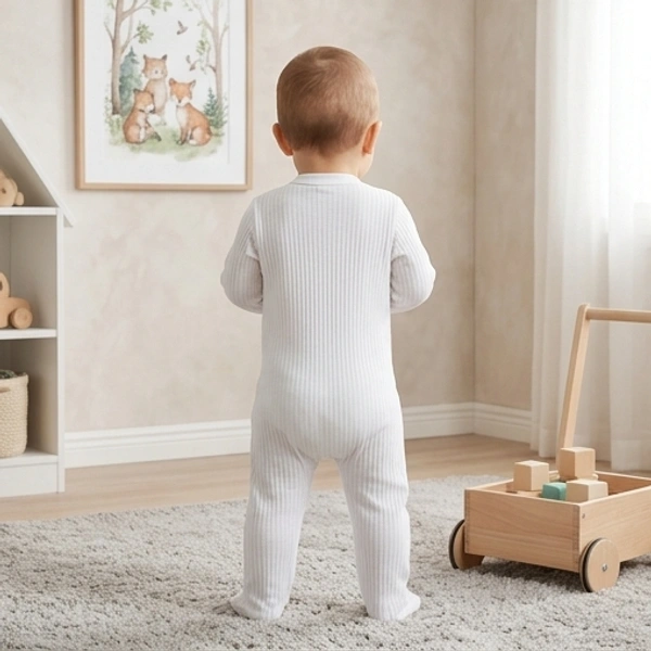 Surplus Baby Organic Cotton Romper for Babies-069 - 0-3 Months