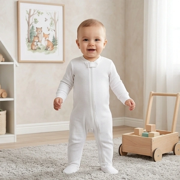 Surplus Baby Organic Cotton Romper for Babies-069 - 0-3 Months