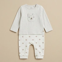 Surplus Baby Organic Cotton Romper for Babies-109 - 3-6 Months