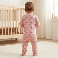 Surplus Baby Organic Cotton Romper for Babies-106 - 3-6 Months