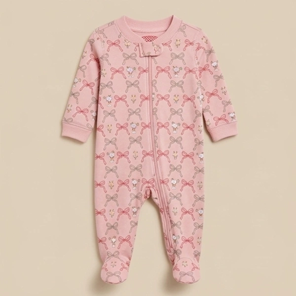 Surplus Baby Organic Cotton Romper for Babies-106 - 3-6 Months