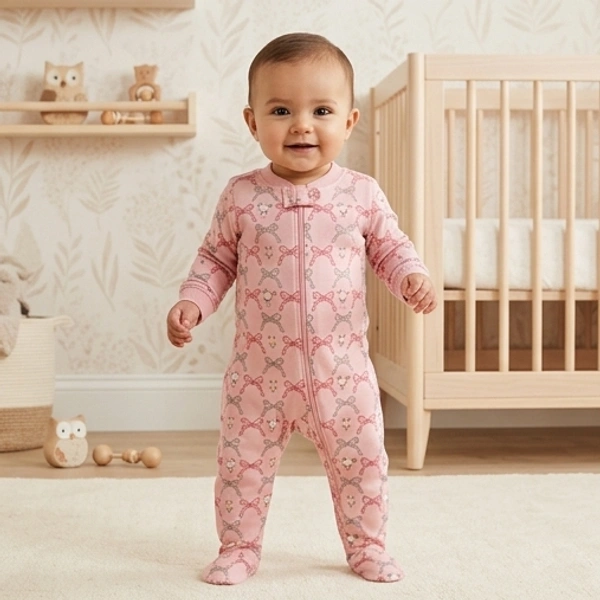 Surplus Baby Organic Cotton Romper for Babies-106 - 3-6 Months