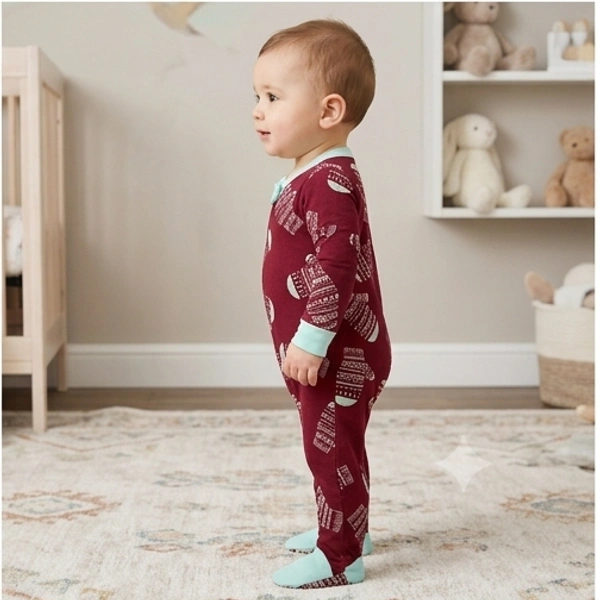 Surplus Baby Organic Cotton Romper for Babies-093 - 3-6 Months