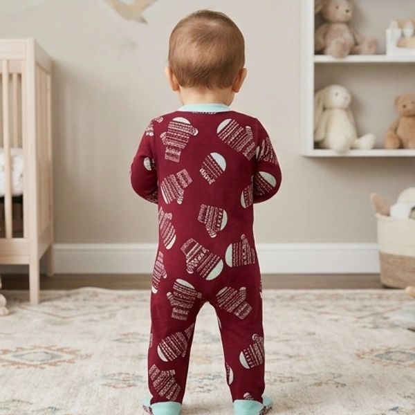 Surplus Baby Organic Cotton Romper for Babies-093 - 3-6 Months
