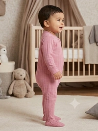 Surplus Baby Organic Cotton Romper for Babies-102 - 3-6 Months