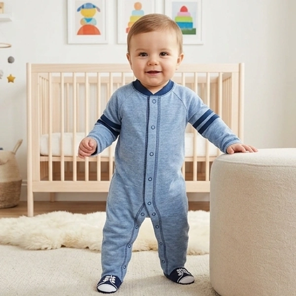 Surplus Baby Organic Cotton Romper for Babies-047 - 0-3 Months