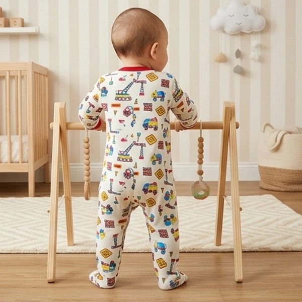 Surplus Baby Organic Cotton Romper for Babies-072 - 3-6 Months