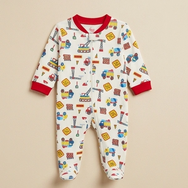 Surplus Baby Organic Cotton Romper for Babies-072 - 3-6 Months