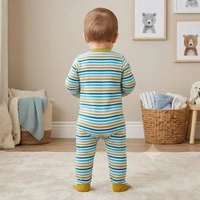 Surplus Baby Organic Cotton Romper for Babies-068 - 0-3 Months