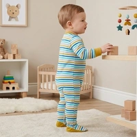 Surplus Baby Organic Cotton Romper for Babies-068 - 0-3 Months