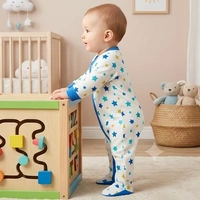 Surplus Baby Organic Cotton Romper for Babies-073 - 3-6 Months