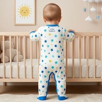 Surplus Baby Organic Cotton Romper for Babies-073 - 3-6 Months