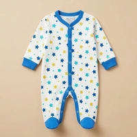 Surplus Baby Organic Cotton Romper for Babies-073 - 3-6 Months