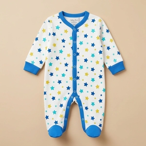 Surplus Baby Organic Cotton Romper for Babies-073 - 3-6 Months