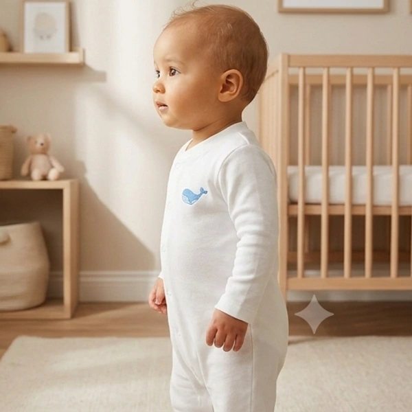 Surplus Baby Organic Cotton Romper for Babies-094 - 3-6 Months