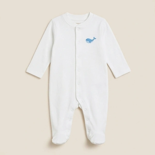 Surplus Baby Organic Cotton Romper for Babies-094 - 3-6 Months