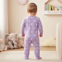 Surplus Baby Organic Cotton Romper for Babies-117 - 3-6 Months