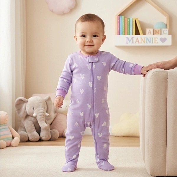 Surplus Baby Organic Cotton Romper for Babies-117 - 3-6 Months