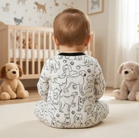 Surplus Baby Organic Cotton Romper for Babies-021 - 0-3 months