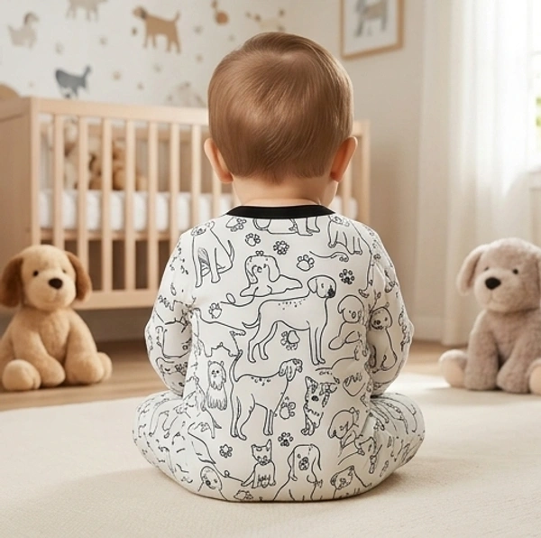 Surplus Baby Organic Cotton Romper for Babies-021 - 0-3 months