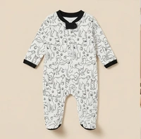 Surplus Baby Organic Cotton Romper for Babies-021 - 0-3 months