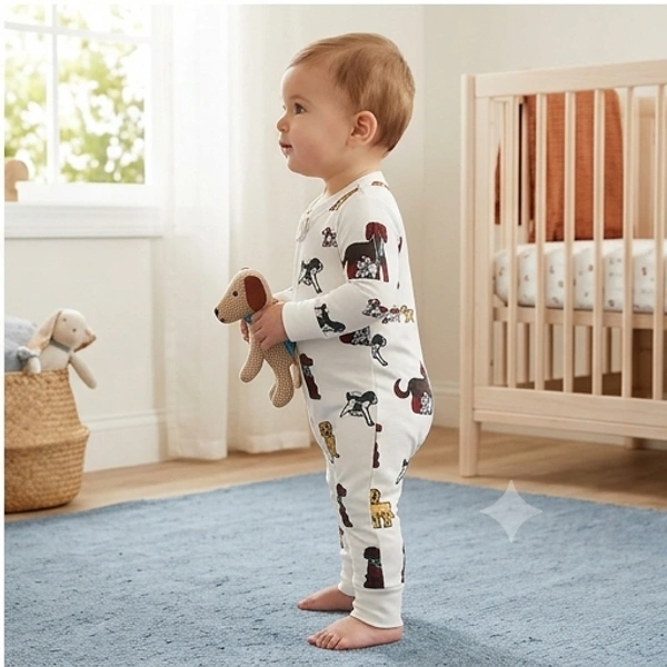 Surplus Baby Organic Cotton Romper for Babies-124 - 6-9 Months