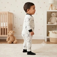 Surplus Baby Organic Cotton Romper for Babies-078 - 3-6 Months