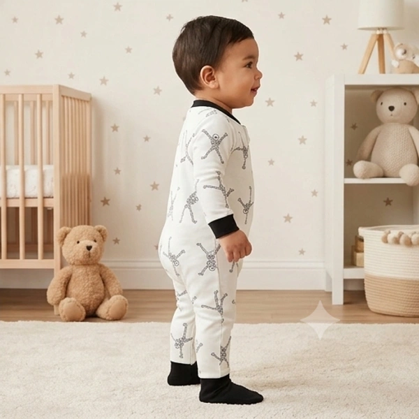 Surplus Baby Organic Cotton Romper for Babies-078 - 3-6 Months