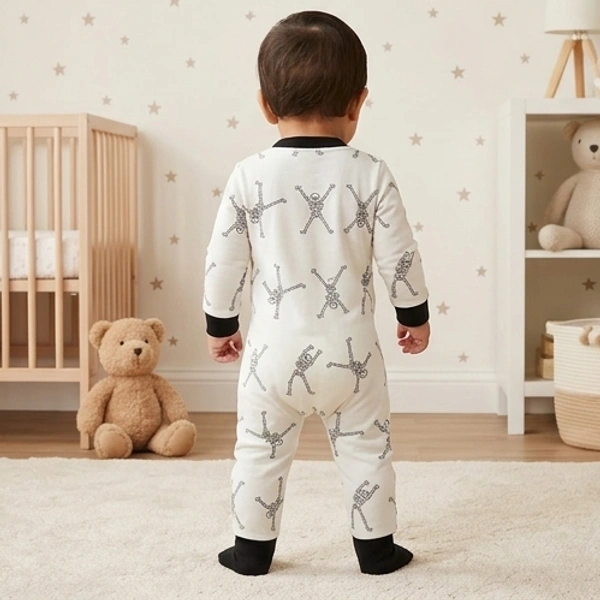 Surplus Baby Organic Cotton Romper for Babies-078 - 3-6 Months