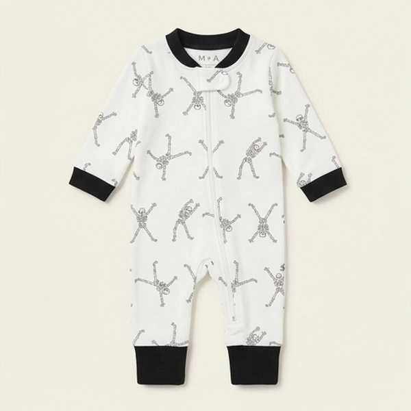 Surplus Baby Organic Cotton Romper for Babies-078 - 3-6 Months