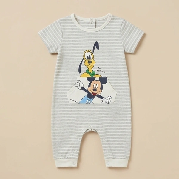 Surplus Baby Organic Cotton Romper for Babies-118 - 6-9 Months