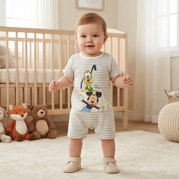Surplus Baby Organic Cotton Romper for Babies-118 - 6-9 Months