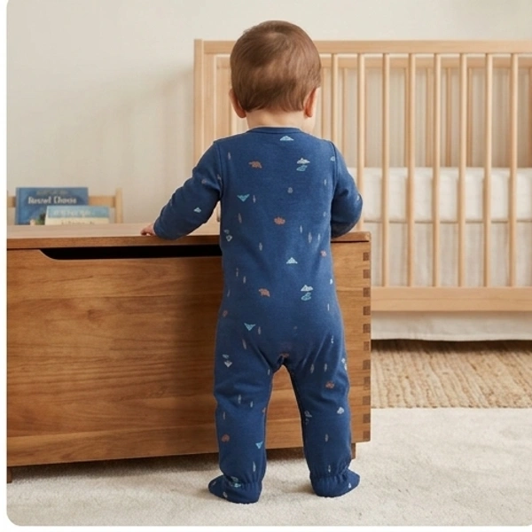 Surplus Baby Organic Cotton Romper for Babies-074 - 3-6 Months