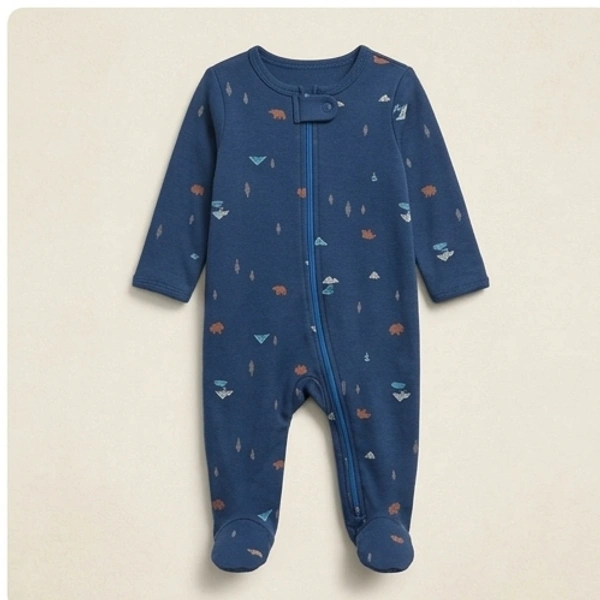 Surplus Baby Organic Cotton Romper for Babies-074 - 3-6 Months