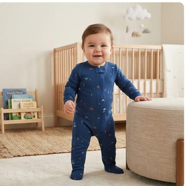 Surplus Baby Organic Cotton Romper for Babies-074 - 3-6 Months